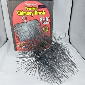 Imperial Premium‎ Chimney Cleaning Brush 8" Square Steel Wire NEW!